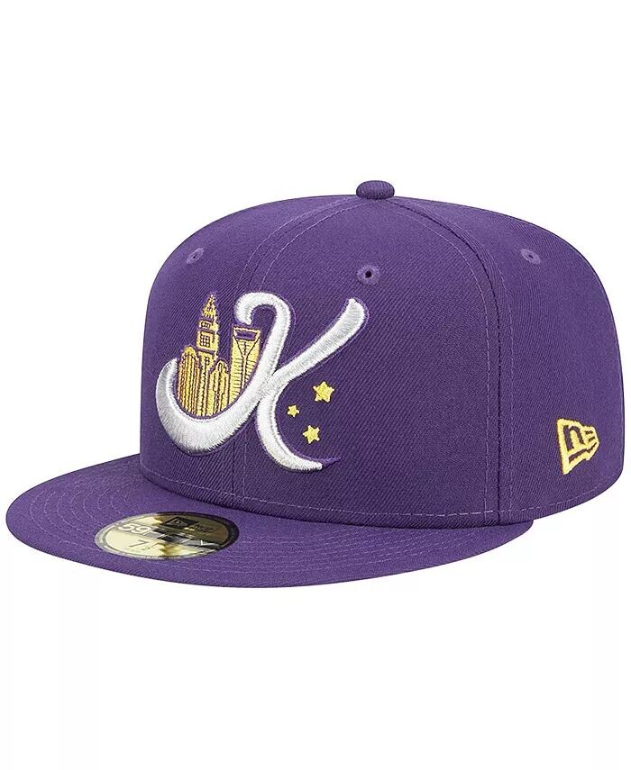 

Мужская фиолетовая приталенная шляпа Charlotte Knights Theme Nights Uptown 59FIFTY New Era, фиолетовый