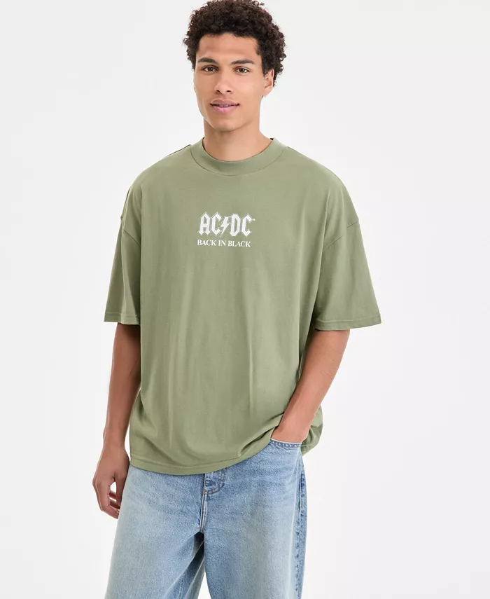 

Мужская футболка с принтом логотипа AC/DC Tai Apparel, зеленый