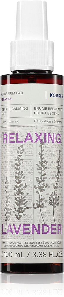 

Расслабляющий освежающий спрей для тела с ароматом лаванды Korres, 100 мл