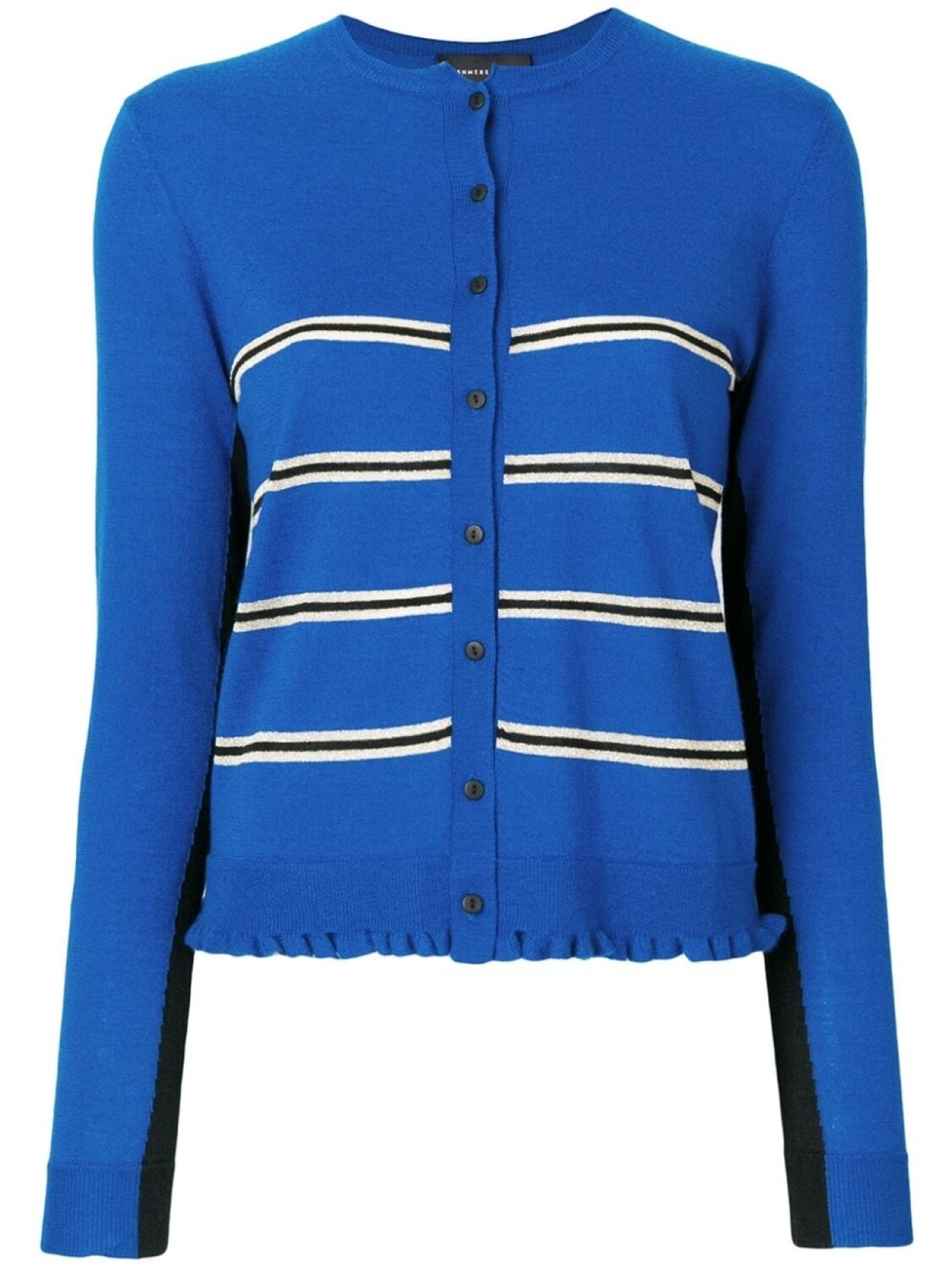 

Cashmere In Love укороченный полосатый кардиган 'Capucine', синий