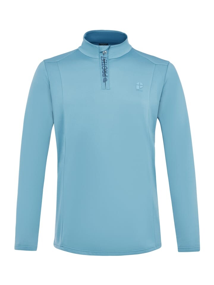

Флисовый свитер Protest REWILL 1/4 zip active top, цвет Steel Blue