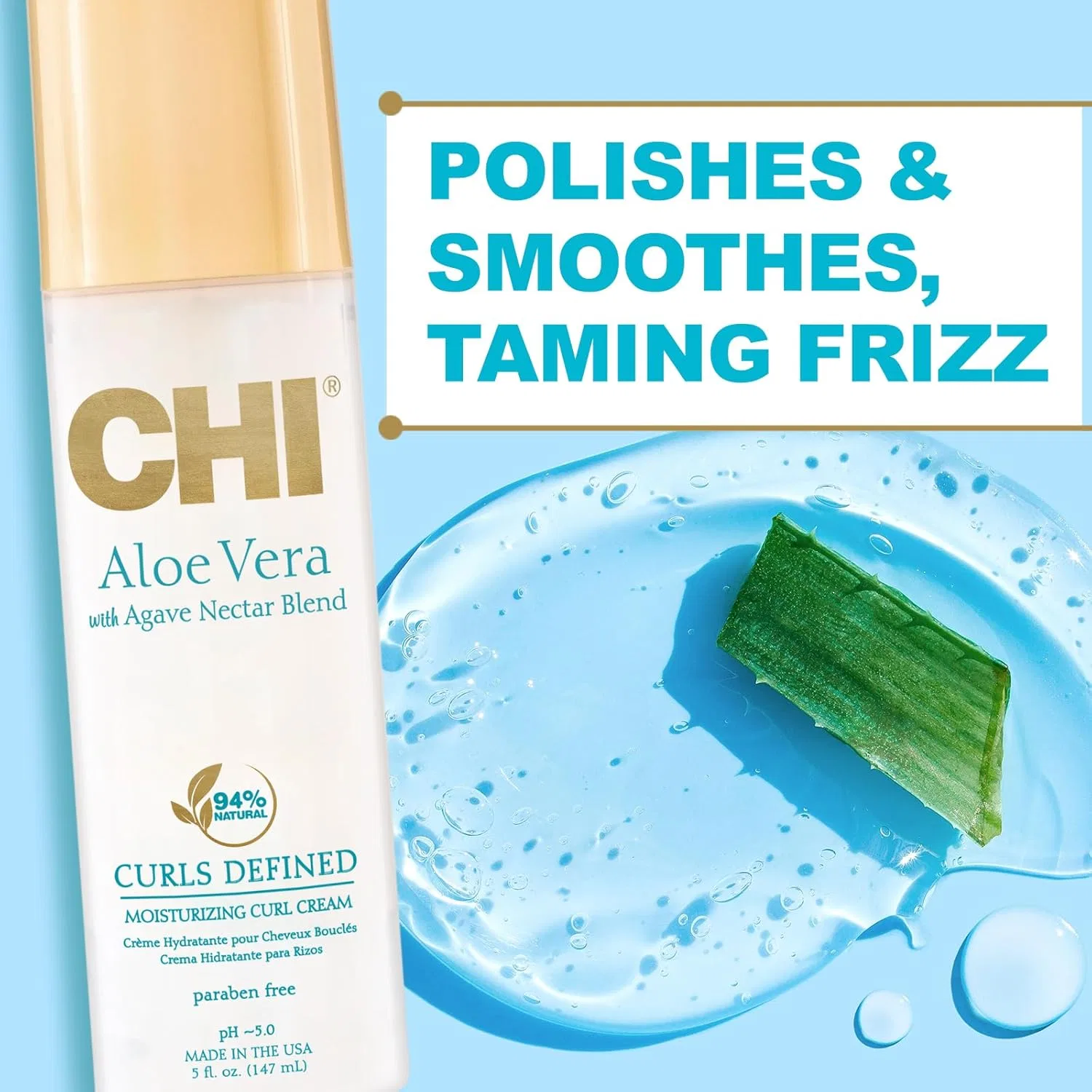 Легкий гель для укладки CHI Aloe Vera Control Gel Chi — фото 3