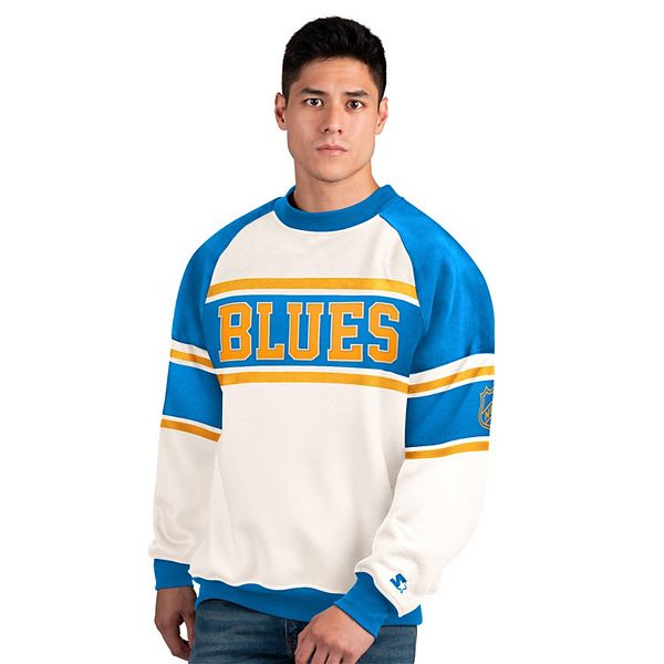 

Мужской белый свитшот St Louis Blues Defense Fleece Starter