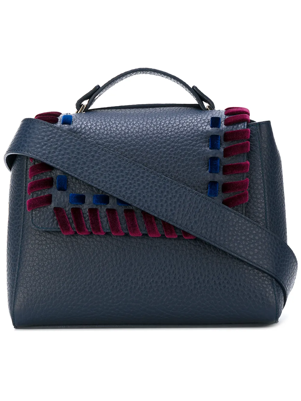 

Сумка-тоут с заклепками Orciani, синий