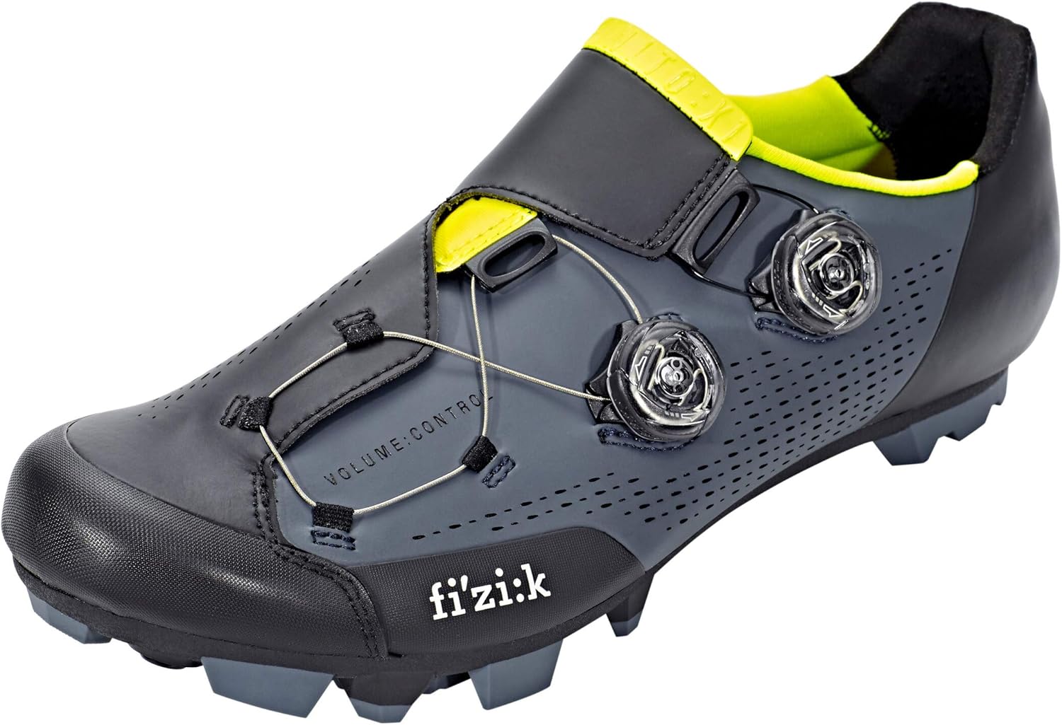 Велосипедные туфли Fizik X1 Infinite BOA MTB, серый/желтый