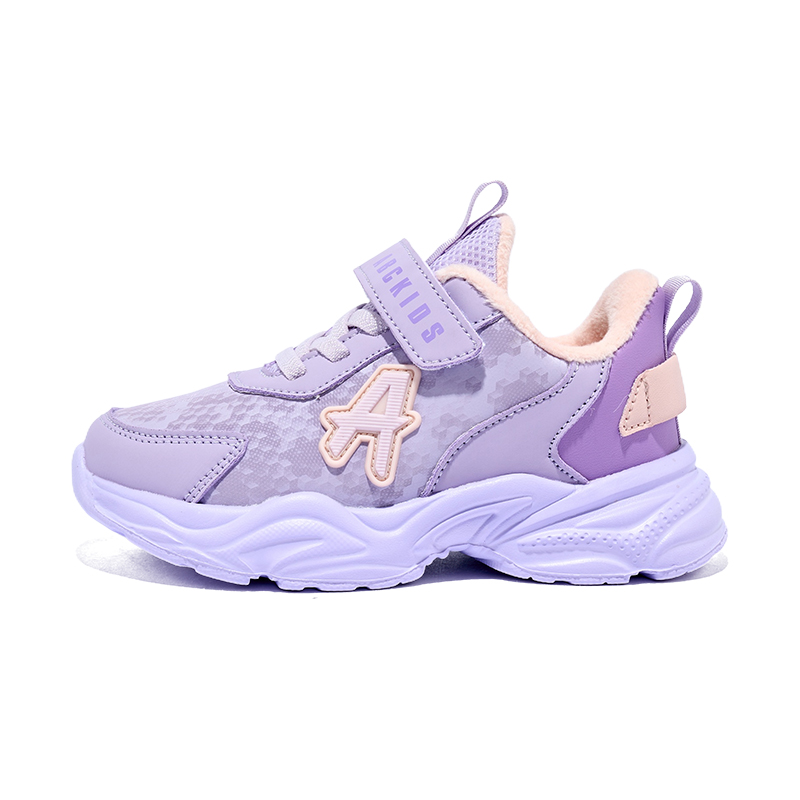 

Амортизирующие устойчивые к истиранию термо низкие детские кроссовки для бега ABC KIDS, фиолетовый