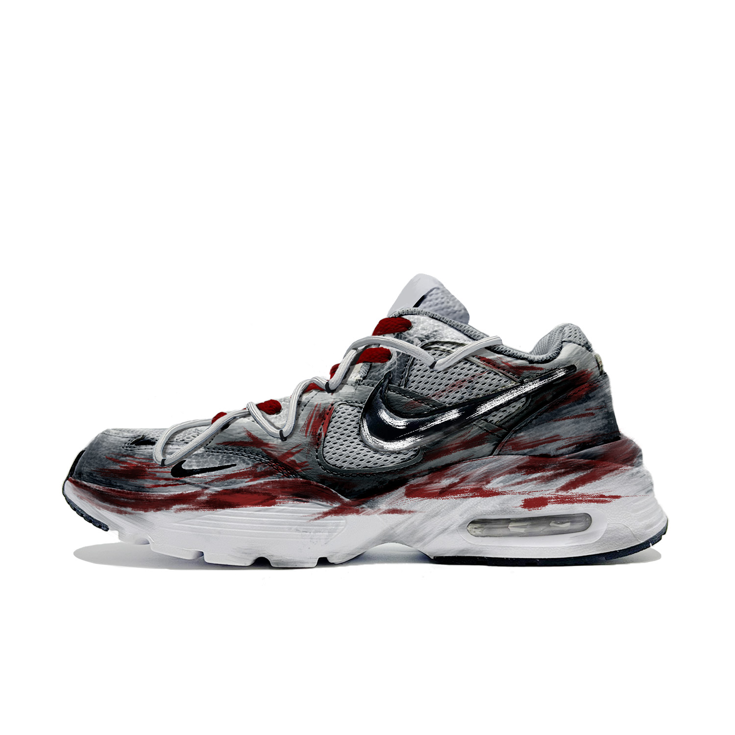 

Nike Кроссовки Air Max Fusion Low Top мужские красные