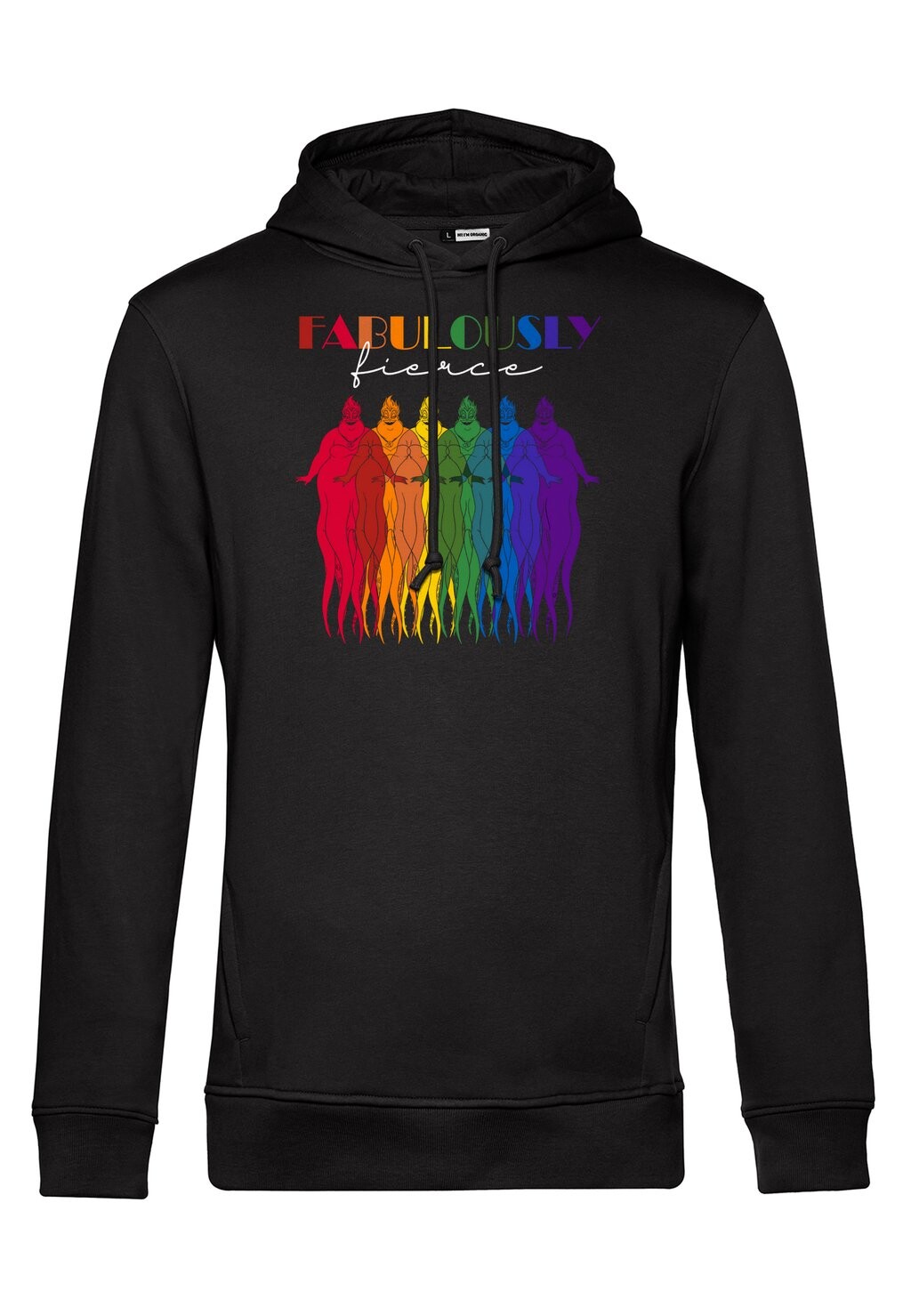 

Толстовка с капюшоном VILLAINS RAINBOW URSULA Disney, черный