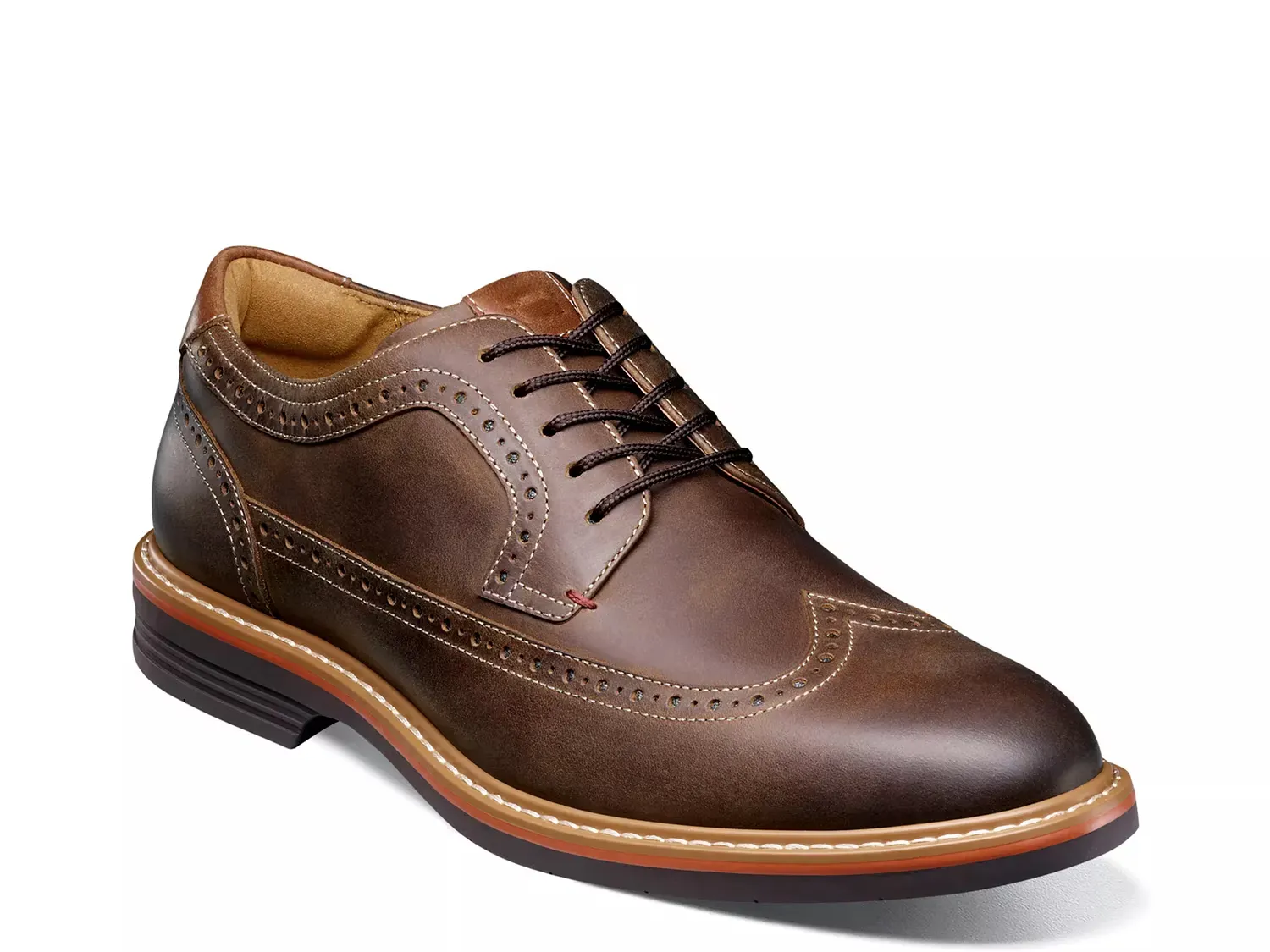 

Norwalk Wingtip Оксфорды Florsheim, Dark Brown