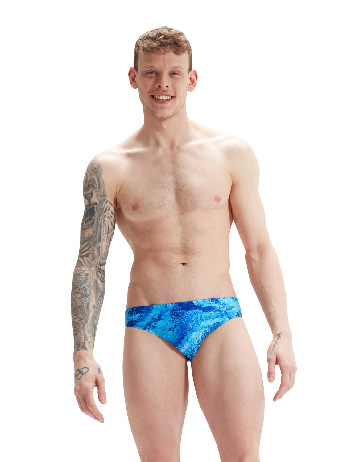 

Плавки Speedo ALLOVER 7CM DIGITAL BRIEF, разноцветный