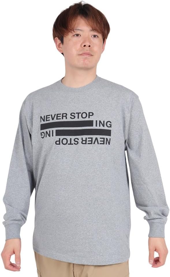 

Футболка с длинным рукавом THE NORTH FACE (The North Face), Never Stop, INGT, унисекс, для взрослых, NT32405, серый