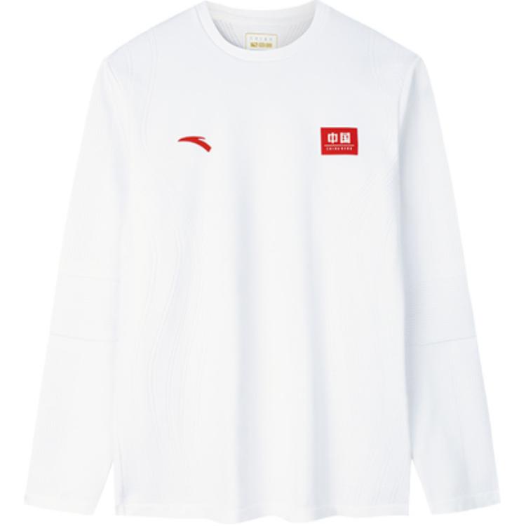 

ANTA Разнообразие тренировочной коллекции джемпер мужской pure white