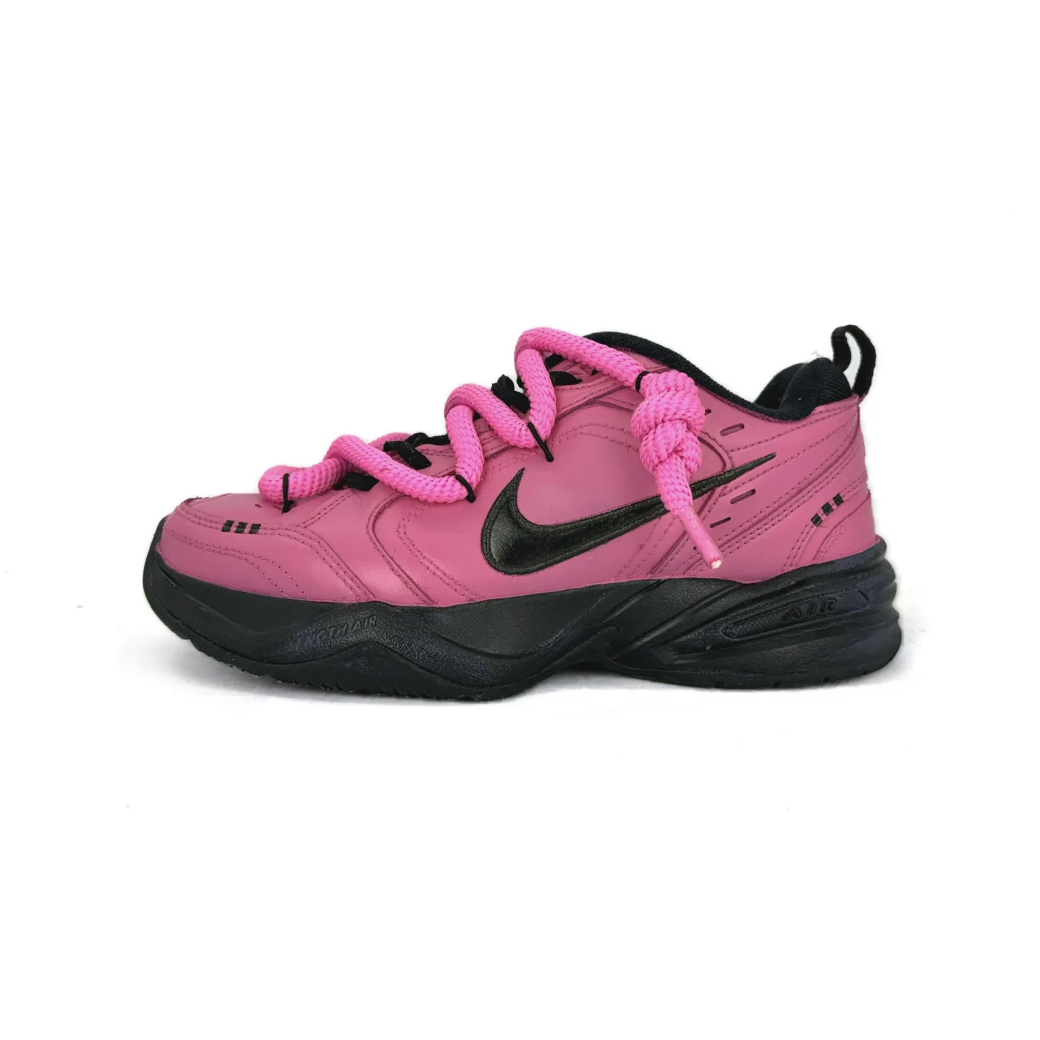 Nike Air Monarch 4 Slip Resistant, Abrasion Resistant, Lightweight Low top Chunky Sneakers Unisex Fuchsia
