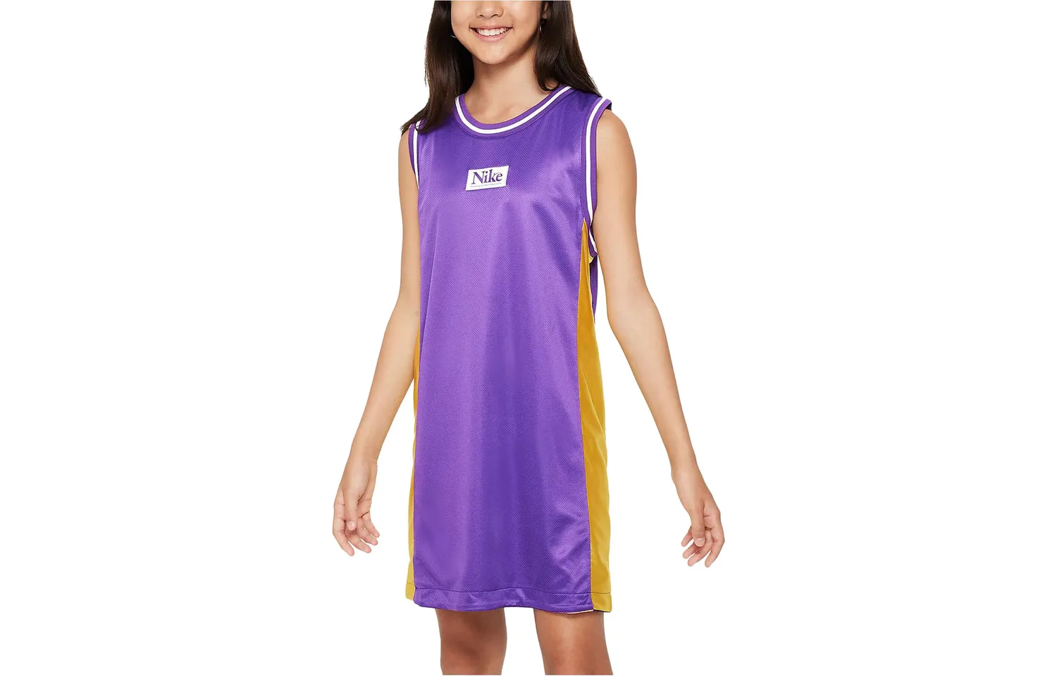 Детская повседневная спортивная футболка с круглым вырезом Nike, Dream Purple