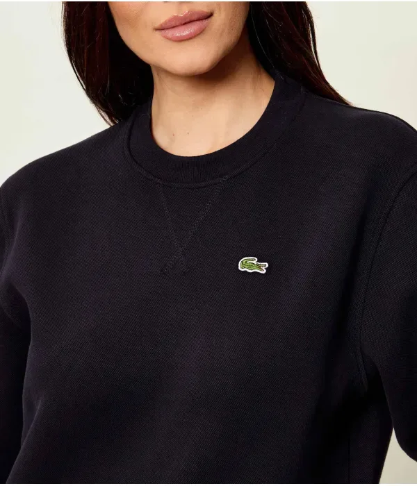 Толстовка Lacoste Relaxed Fit, темно-синий — фото 4