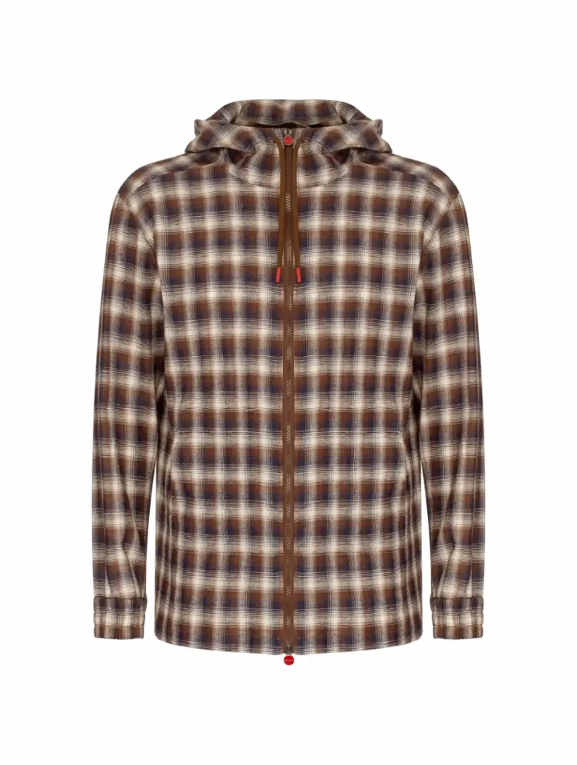 

Спортивная кофта в клетку Kiton, мультиколор
