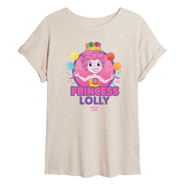 

Футболка Candy Land Princess Lolly большого размера для юниоров Hasbro, бежевый