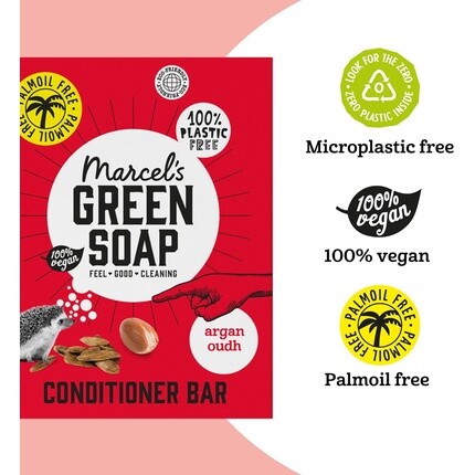 Marcel's Green Soap Кондиционер для волос Аргановое масло и удовая эссенция 60 грамм — фото 3