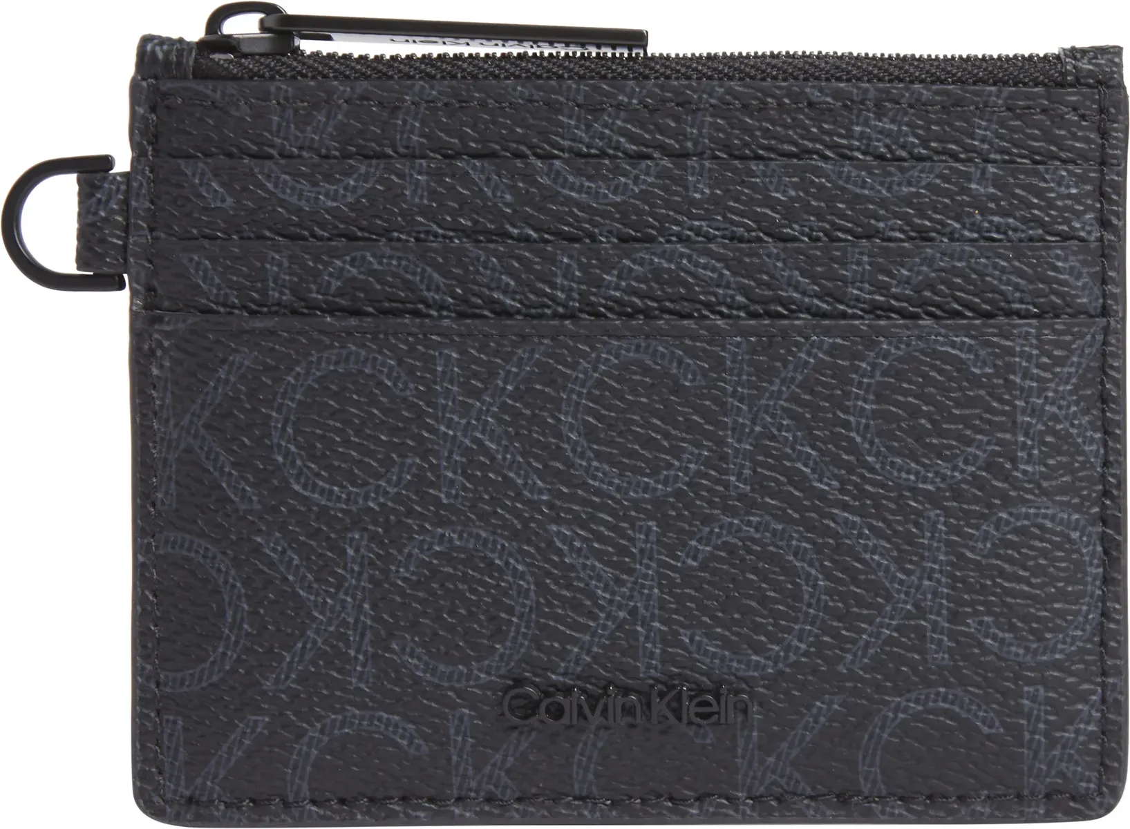 

Футляр для визиток Calvin Klein "CK MUST MONO CARDHOLDER 6CC ZIP", карман для карточек, черный