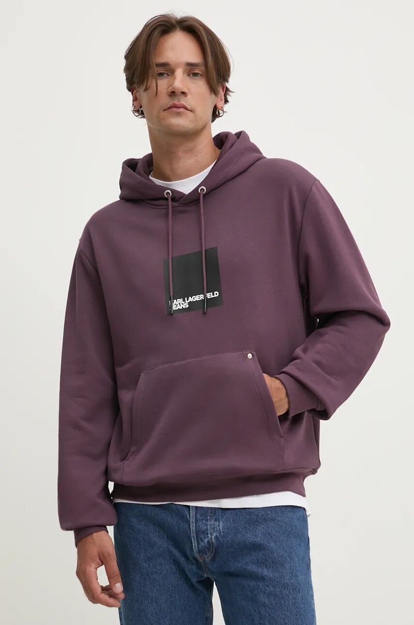 

Толстовка Karl Lagerfeld Jeans, гранатовый