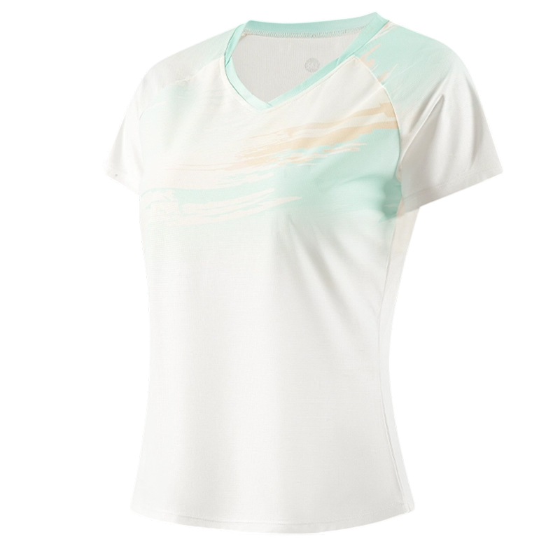 

Футболка для йоги женская с V-образным вырезом 361°, swift зеленый