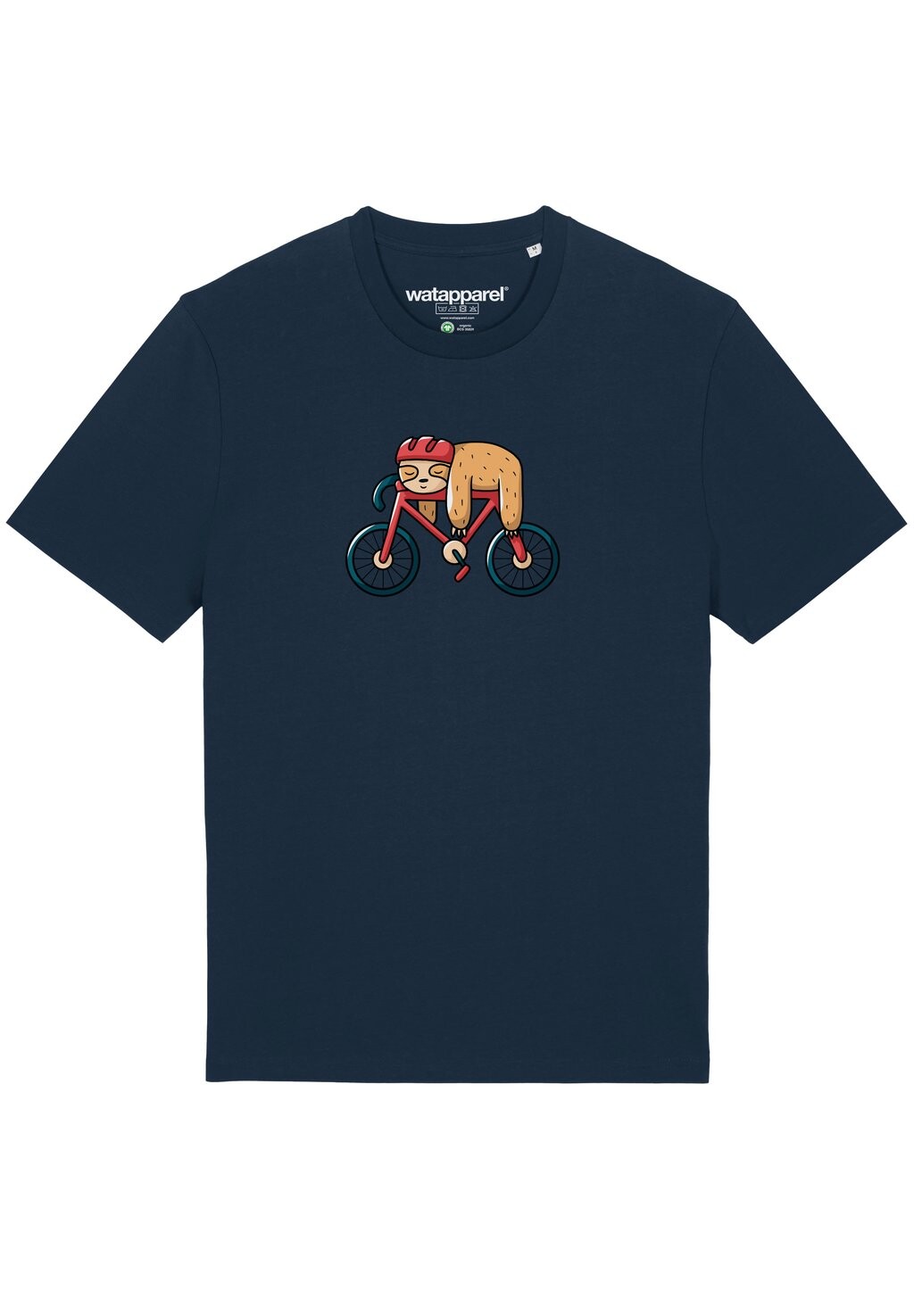 

Футболка с принтом SLOTH Watapparel, цвет french navy