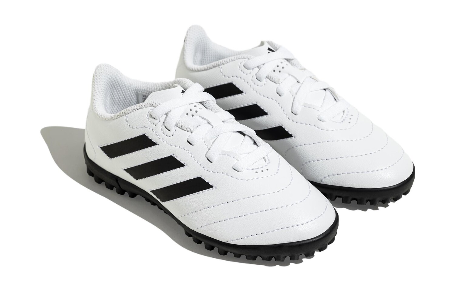 Футбольные бутсы Goletto Kids Kids Low-top Белые/черные Adidas, белый/черный — фото 3