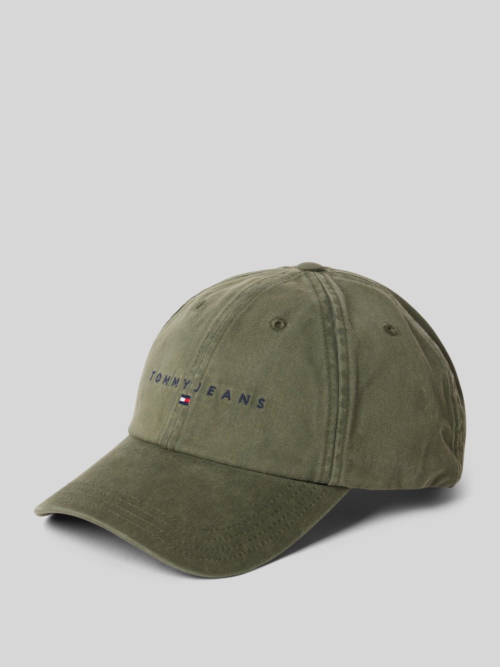 

Бейсболка с пришитой этикеткой Tommy Jeans, оливковый