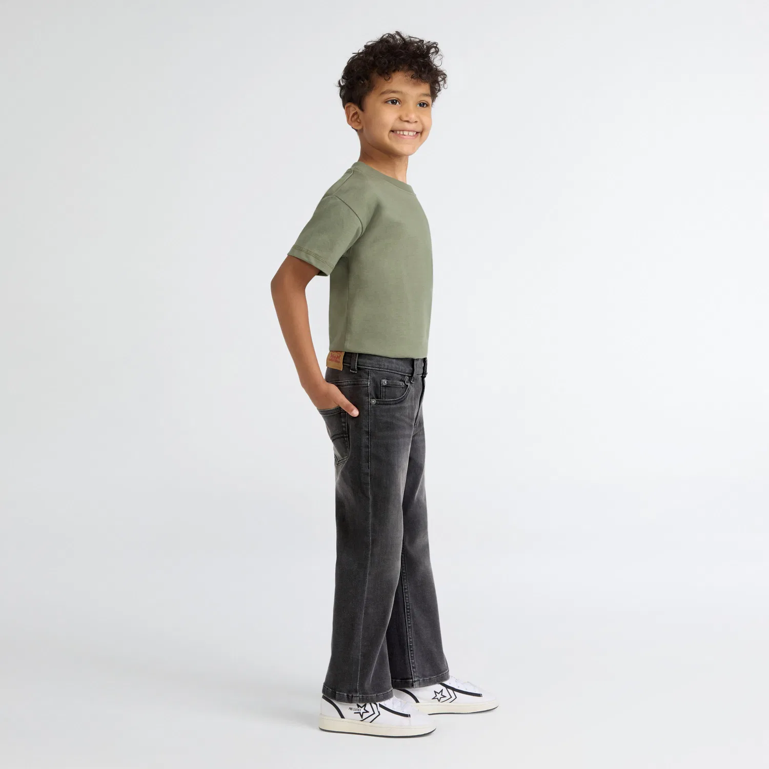 Джинсы-клеш 517 для мальчиков 4-7 лет Levi's, Dark Wash — фото 3
