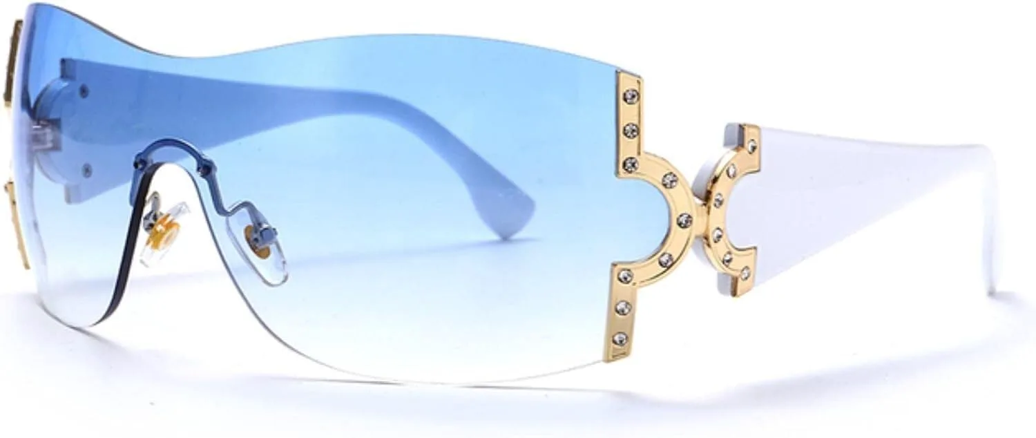 

Новые цельные солнцезащитные очки-маска для женщин в стиле ретро, ​​большие солнцезащитные очки обтекаемой формы, женский люксовый бренд, панк-очки HAILANA, 4