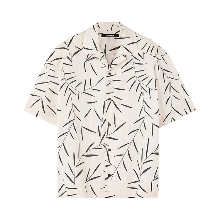 

Топ Jacquemus La Chemise Fonccio, Print Foliage Off White