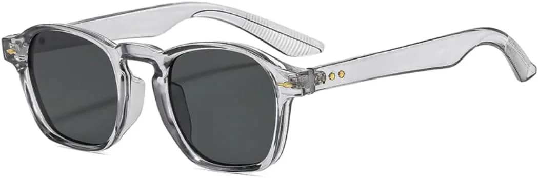 

Солнцезащитные очки с защитой UV400 | Линзы Ocean Lens Rivets Punk | для женщин и мужчин, для занятий спортом на открытом воздухе и вождения DSVIGF, Gray Black