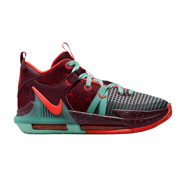 

Кроссовки LeBron Witness 7 SE GS 'Team Red Jade', красный