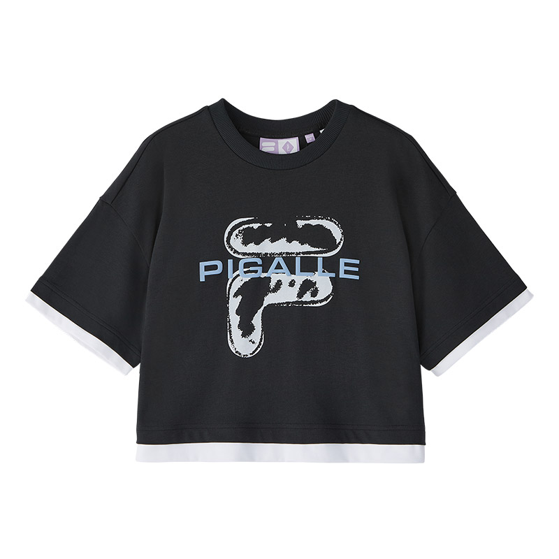 

Футболка женская Dark Current Black FILA FUSION