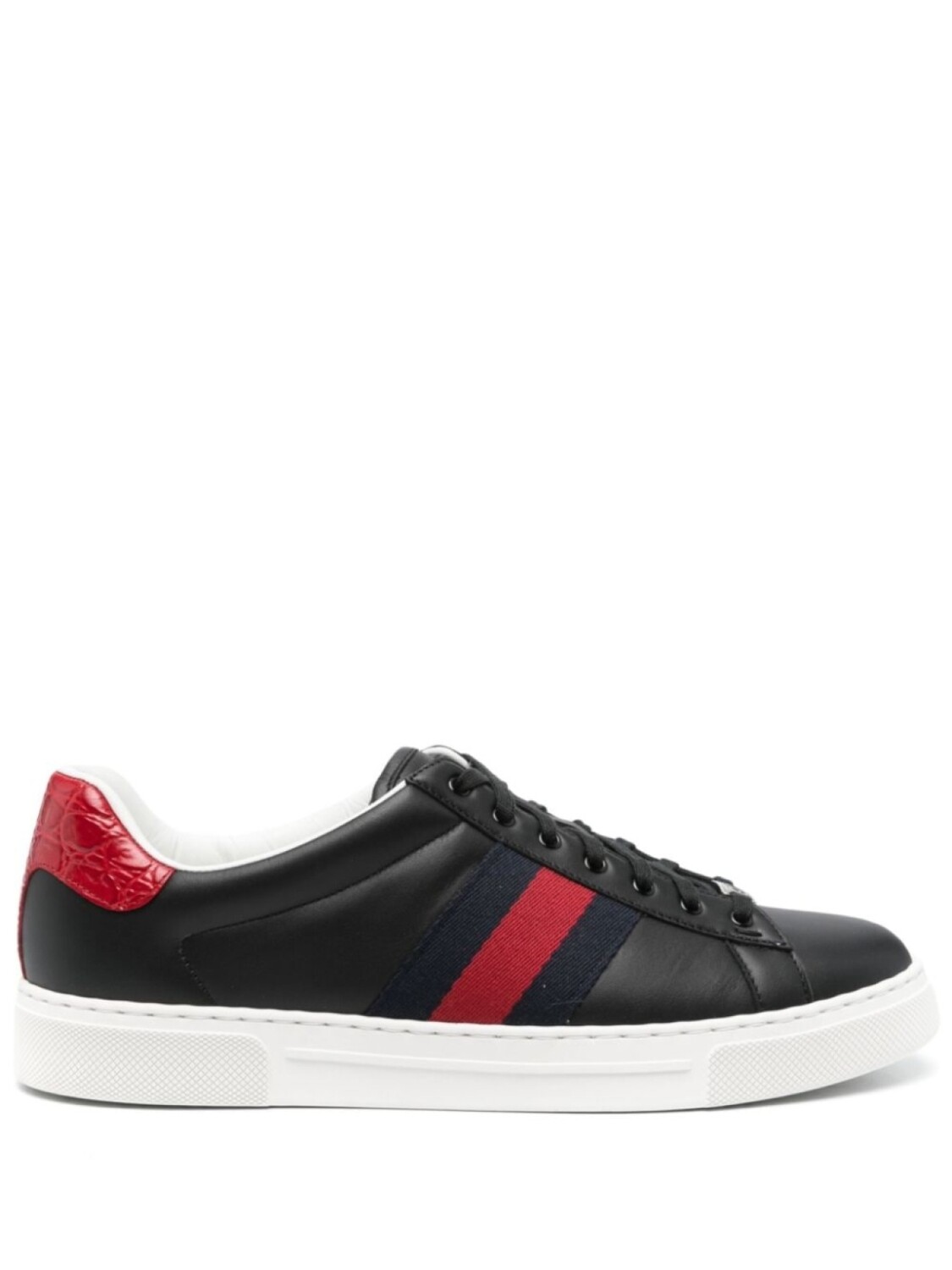 

Gucci кеды Ace с отделкой Web, черный