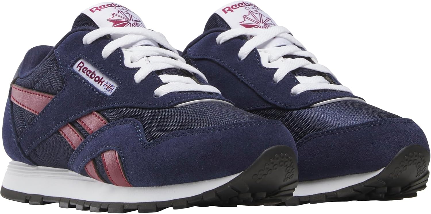 Кроссовки Reebok Classic Nylon (Little Kid), белый/желтый/розовый — фото 2
