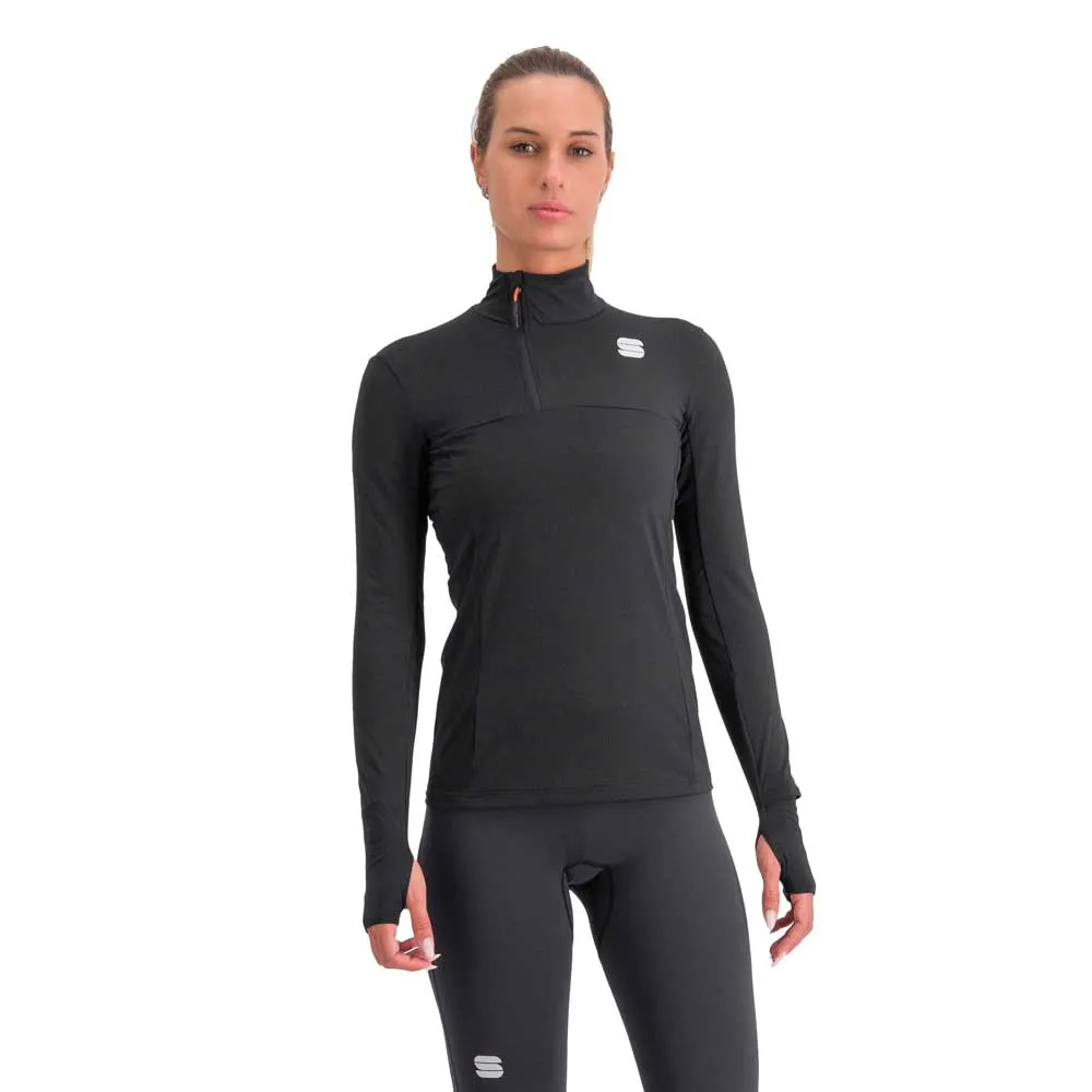 

Лонгслив Sportful Cardio Tech half zip, черный