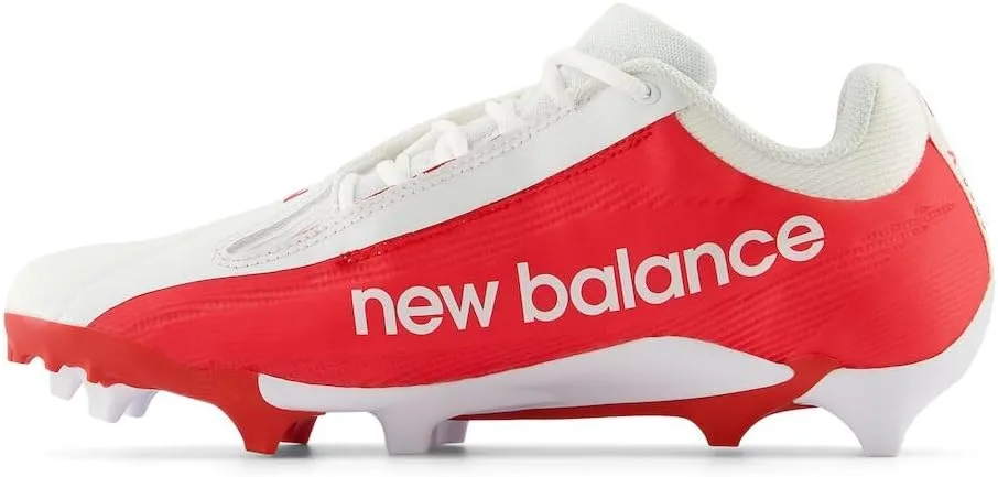 Кроссовки для лакросса New Balance Burnx4 унисекс, белый/красный — фото 2