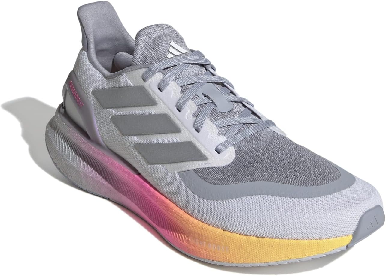 

Кроссовки adidas Running Pureboost 5 Running Shoes, цвет White/Silver Metallic/Spark