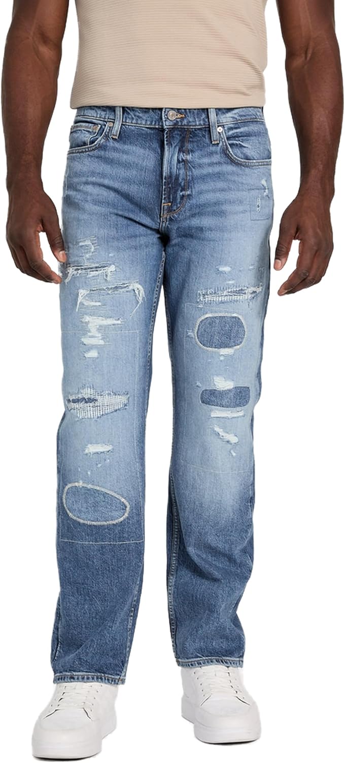 

GUESS мужские джинсы Eco Mason Patch, Laurel Blue