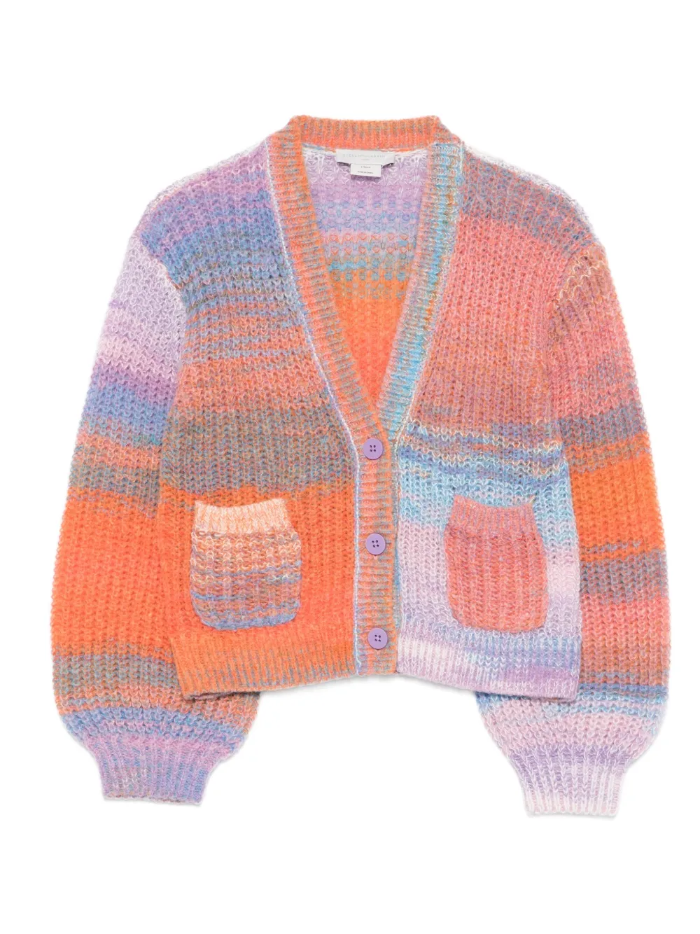 

Кардиган с рукавами-фонариками Stella McCartney Kids, оранжевый