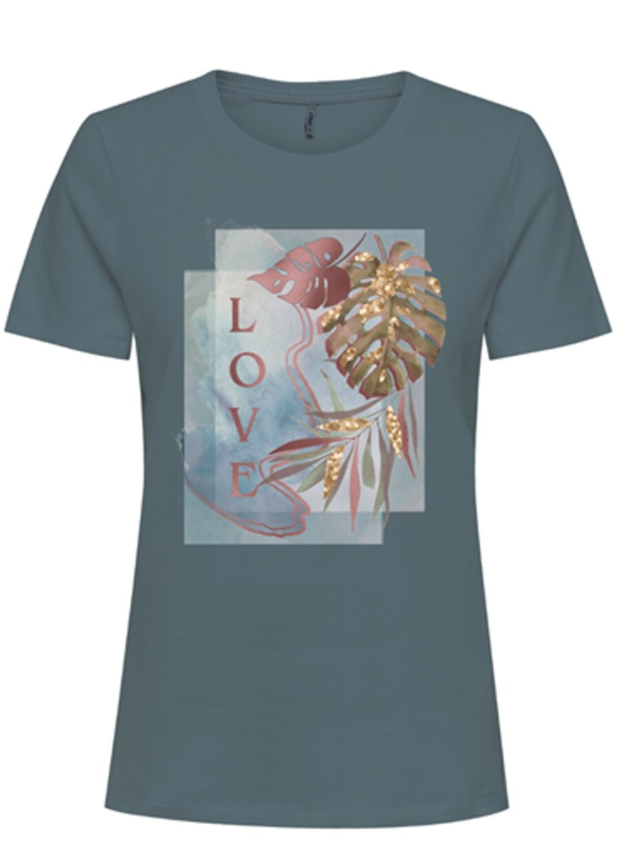 

Рубашка ONLY ONLKITA, цвет Opal/Pastel blue