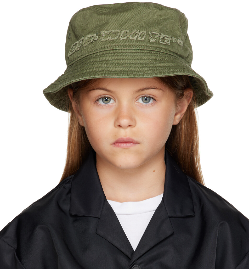 

Детская панама цвета хаки Industrial .0 Off-White