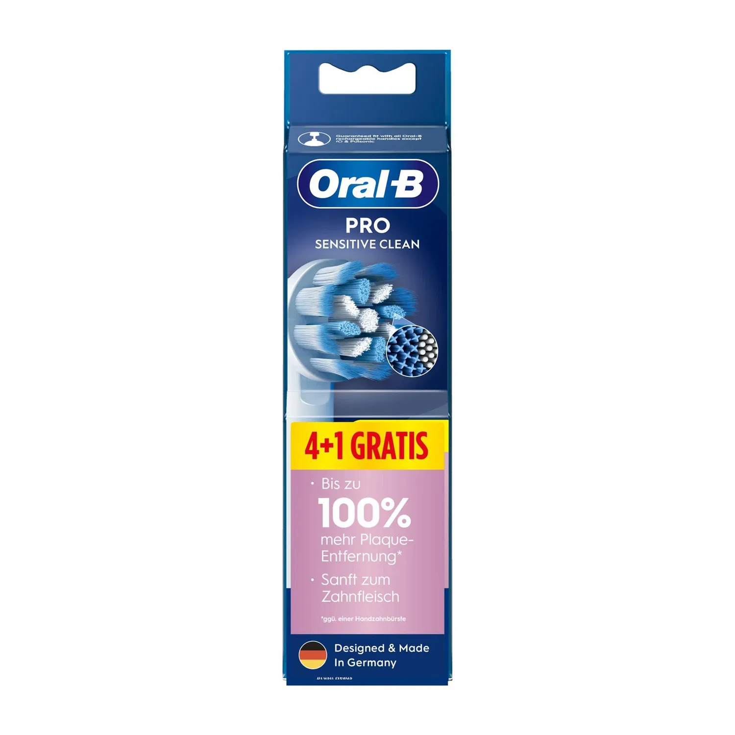 Набор сменных насадок Oral-B Pro Sensitive Clean белый