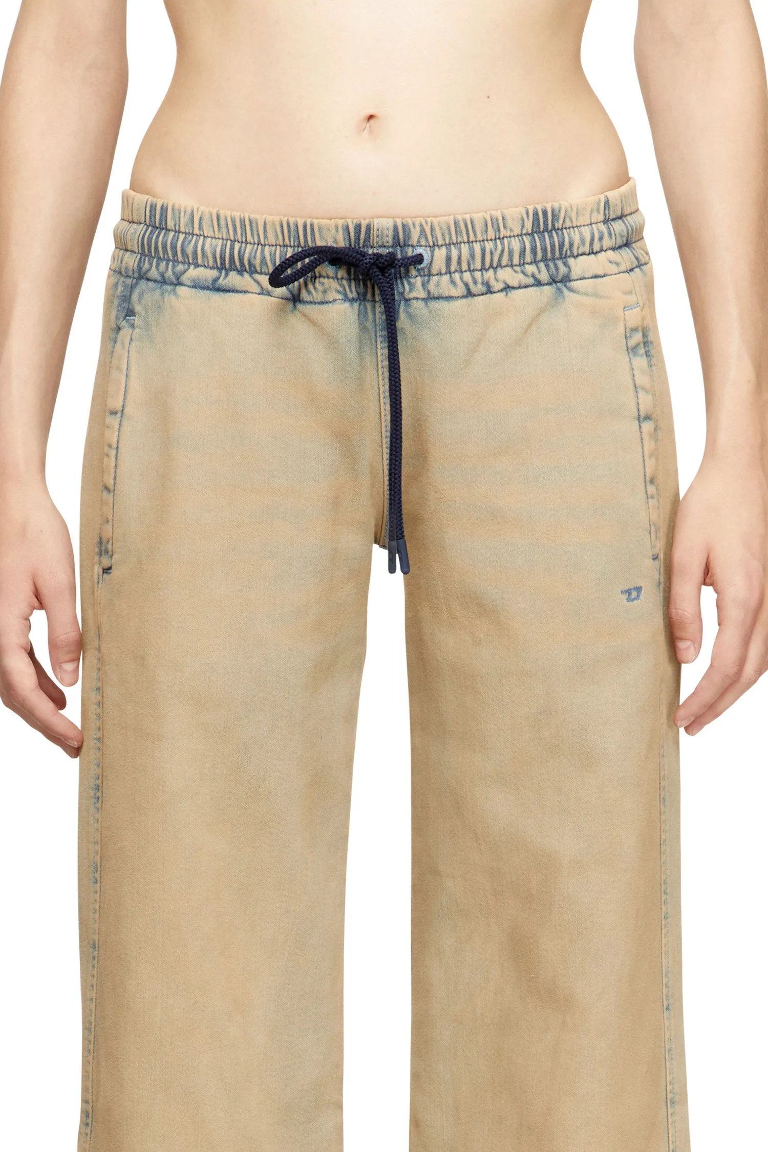 Женские джинсовые брюки-джоггеры 2078 D-AINTY JOGG Diesel, Light brown — фото 2