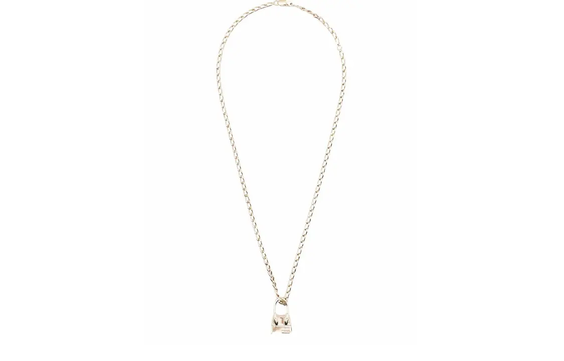 

Мини-сумочка-подвеска на цепочке Jacquemus, золото