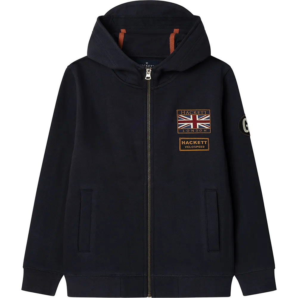 

Толстовка Hackett Heritage Rally full zip, синий