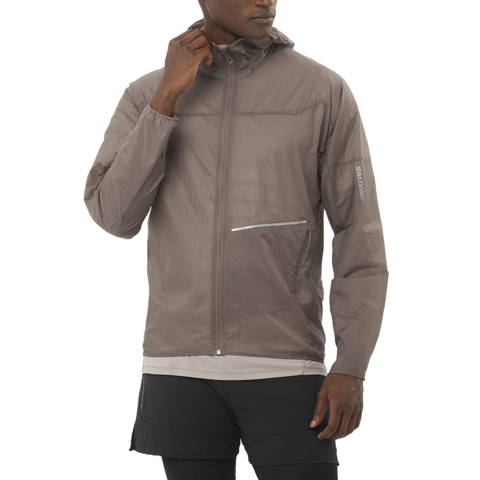 

SALOMON Мужская ветровка SENSE AERO WIND, Iron Gray