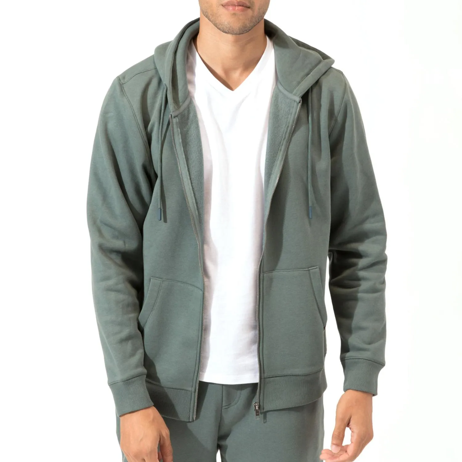 

Несокрушимая флисовая толстовка с молнией Threads 4 Thought, Marsh