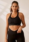 

Удлиненный бюстгальтер ACTIVE DD ZIP FRONT HIGH IMPACT Next, черный